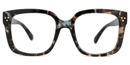 Jennings Square Tortoise Glasses0