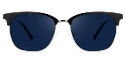 Marcelle Square Black Sunglasses0