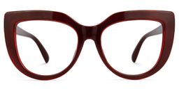 Snead Cateye Red Glasses0