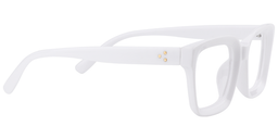 Ena Rectangle White Reading Glasses4