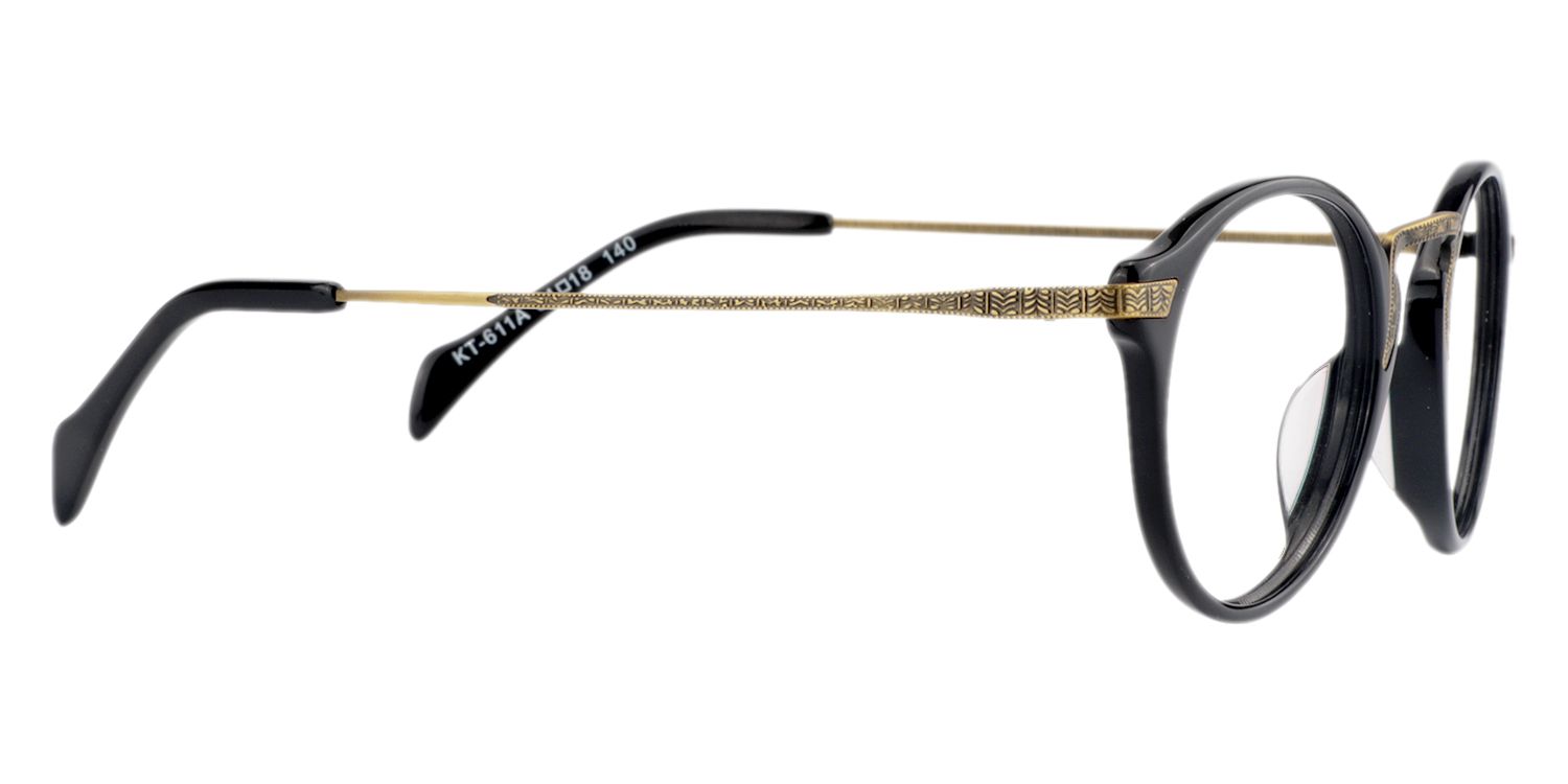 Round Black Glasses | Zeelool Glasses4