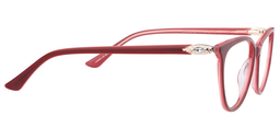Imogene Oval Red Glasses4