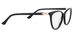 Imogene Oval Black Glasses4