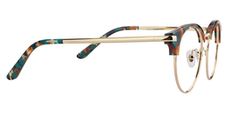 Montgomery Blue Floral Handmade Glasses5