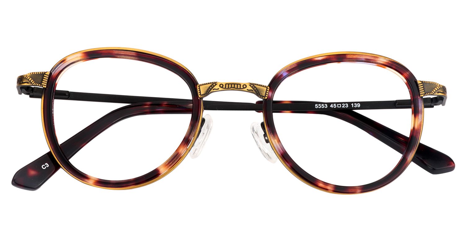 Round Tortoise Glasses | Zeelool Glasses1