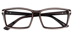 Adonis Rectangle Brown Glasses1