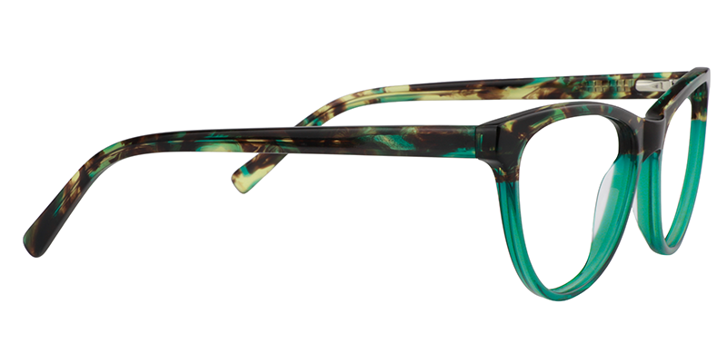 Cateye Green Glasses | Zeelool Eyeglass Frames4