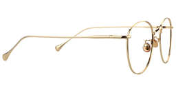 Laurel Round Gold Glasses5