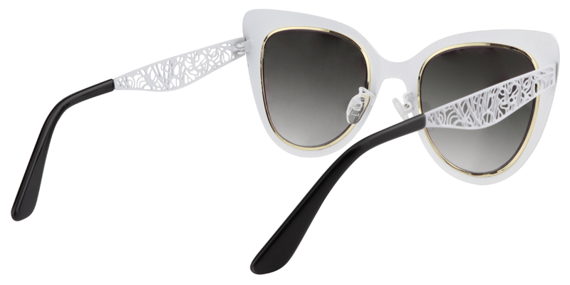 Cateye White Sunglasses | Zeelool Sunglasses5