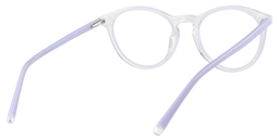 Adrienne Round Light Purple Glasses5