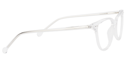Nadine Oval Clear Glasses4