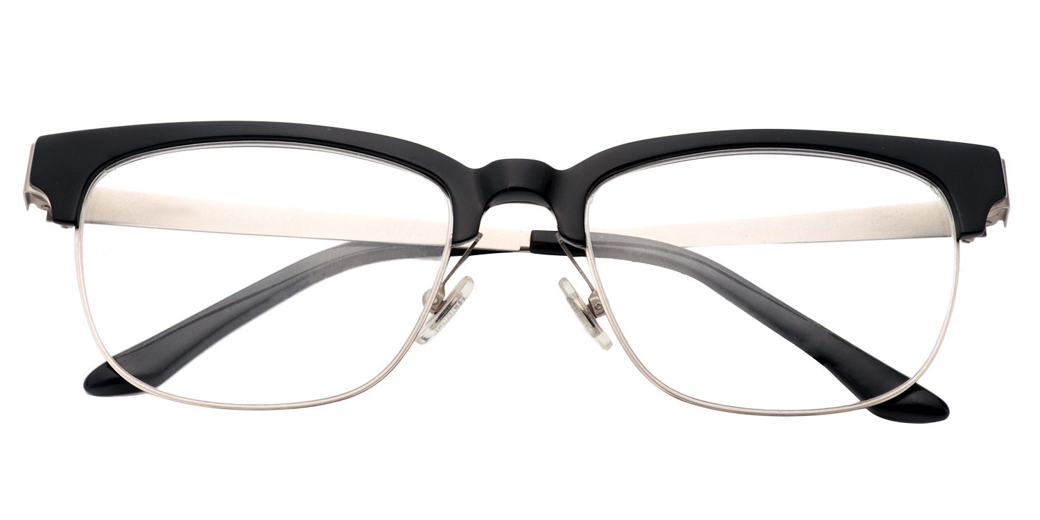 Rectangle Black Glasses | Zeelool Glasses1