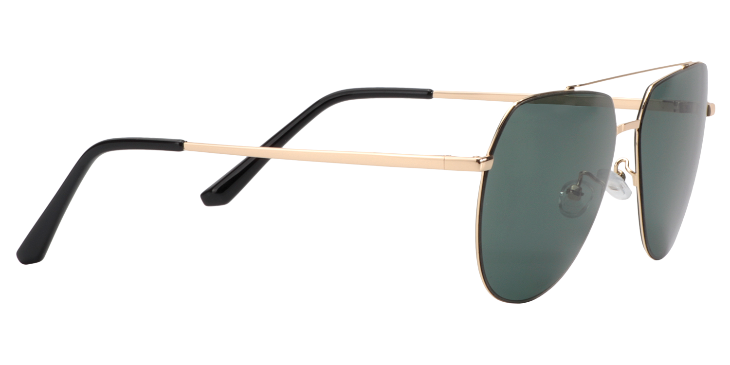 Geometric Gold Sunglasses | Zeelool Sunglasses2