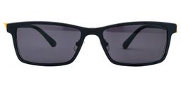 Bishop Rectangle Black Glasses0
