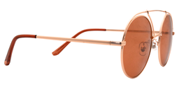 Hailey Aviator Beige Sunglasses4