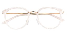 Andie Round White Glasses1