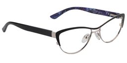 Tracy Cat Eye Black Glasses4