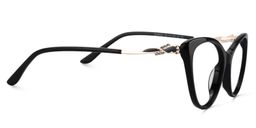 Calypso Cat Eye Black Glasses4
