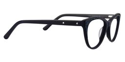 Carmen Cat eye Dark Blue Glasses4