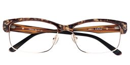 Berton Browline Brown Glasses1