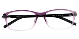 Hanny Rectangle Purple Glasses1