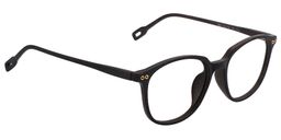 Zelda Oval Black Glasses5