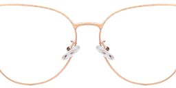 Alvina Cat Eye Gold Glasses2
