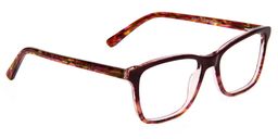 Cecilia Floral Rectangle Glasses5