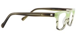 Debbie Rectangle Green Glasses4