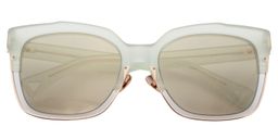 Joyce Square Green Sunglasses1