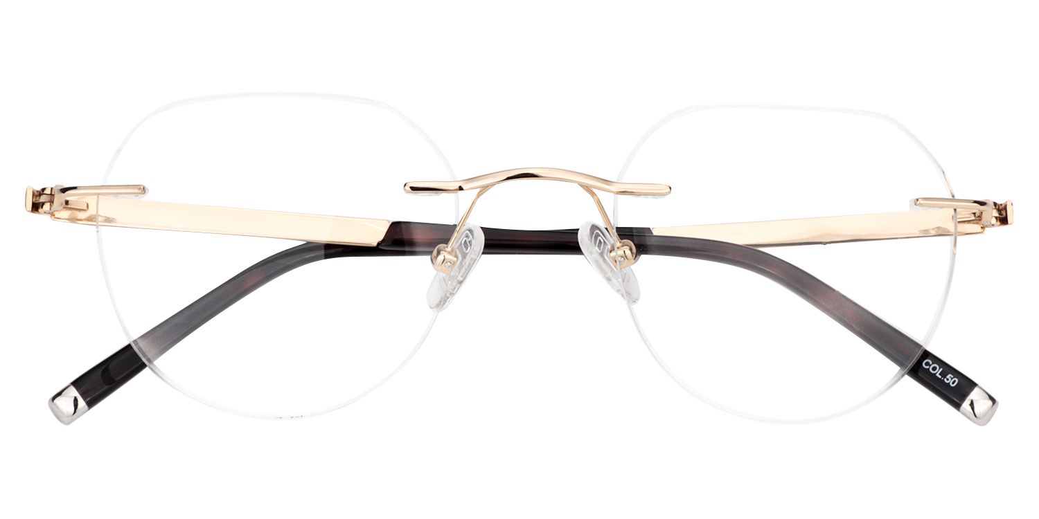 Round Gold Glasses | Zeelool Glasses1