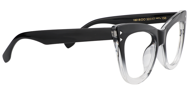 Cateye Black Glasses4