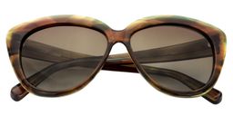 Ahern Cat eye Brown Sunglasses1