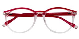 Fanny Round Red Glasses1