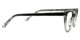 Jonathan Cat eye Dark-Green Glasses4