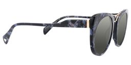 William Pattern Cat-eye Black Sunglasses4