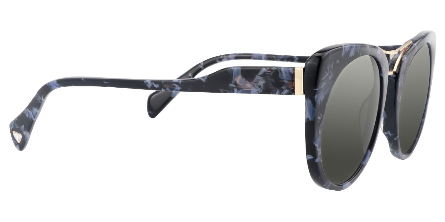  Pattern Cat-eye Black Sunglasses | Zeelool Sunglasses4