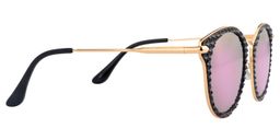 Shirley Round Black Sunglasses3