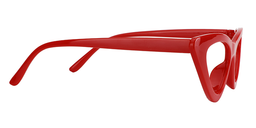 Joanna Cat Eye Red Glasses4