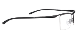 Perla Rectangle Black Glasses4
