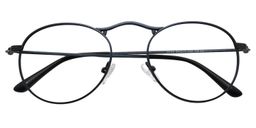 Adrian Round Dark Blue Glasses1