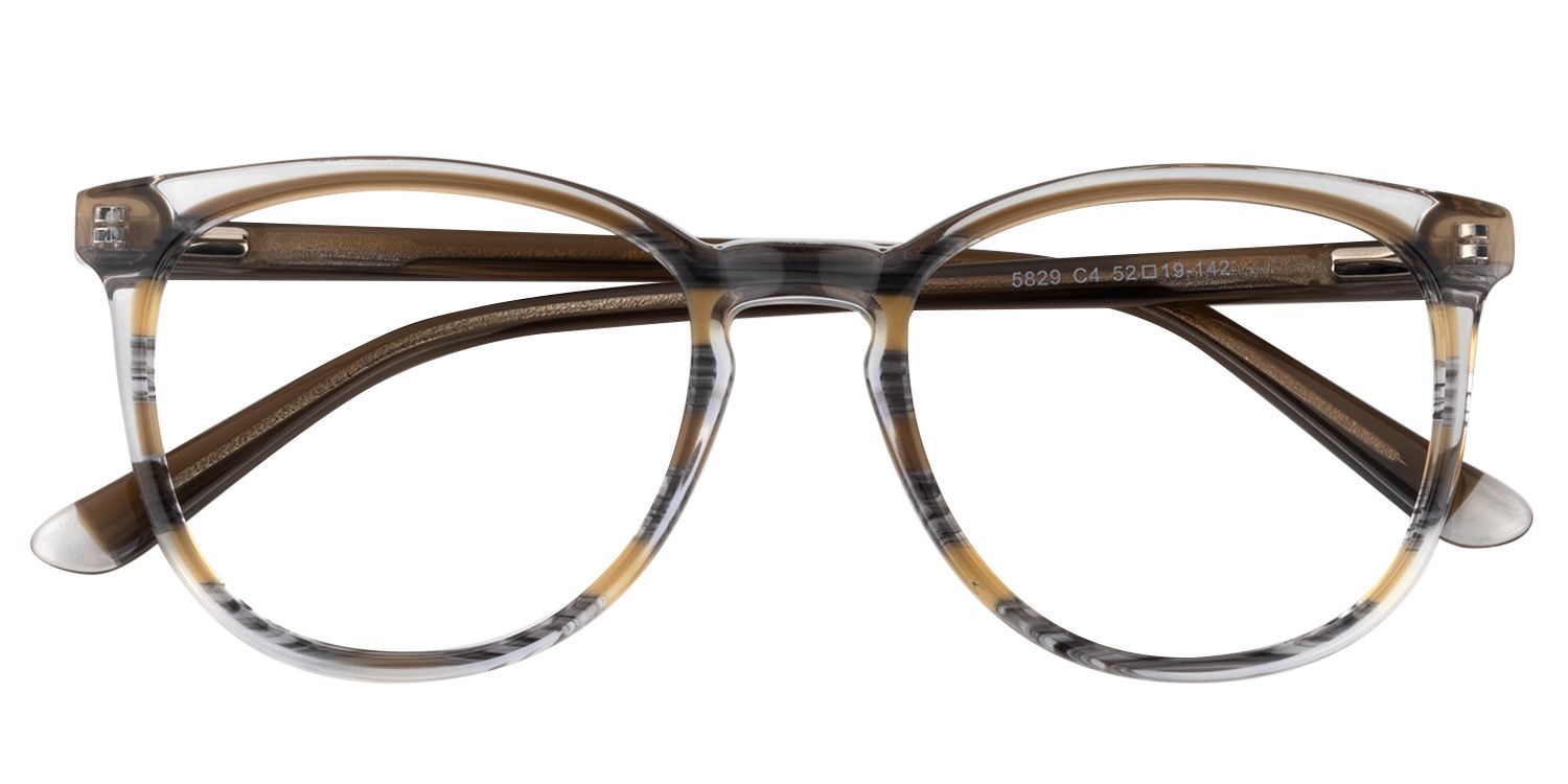 Square Brown Glasses | Zeelool Glasses1