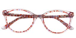Teresa Oval Red Glasses1