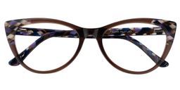 Jill Cateye Light Brown Glasses1
