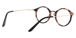 Gillian Round Pink-Floral Glasses3