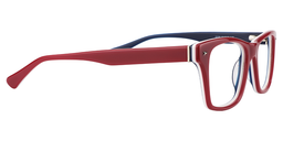 Barbie Rectangle Red Glasses4