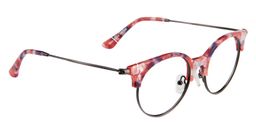 Giselle Browline Red Glasses3