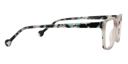 Carmen Rectangle Beige Glasses4