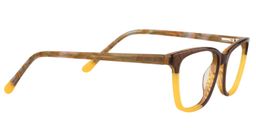 Amanda Rectangle Brown Glasses4