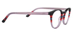 Margaret Round Light Purple Glasses4